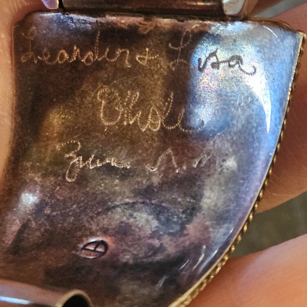 Amazing Vintage Sterling Silver Zuni Watch - Picture 9 of 15